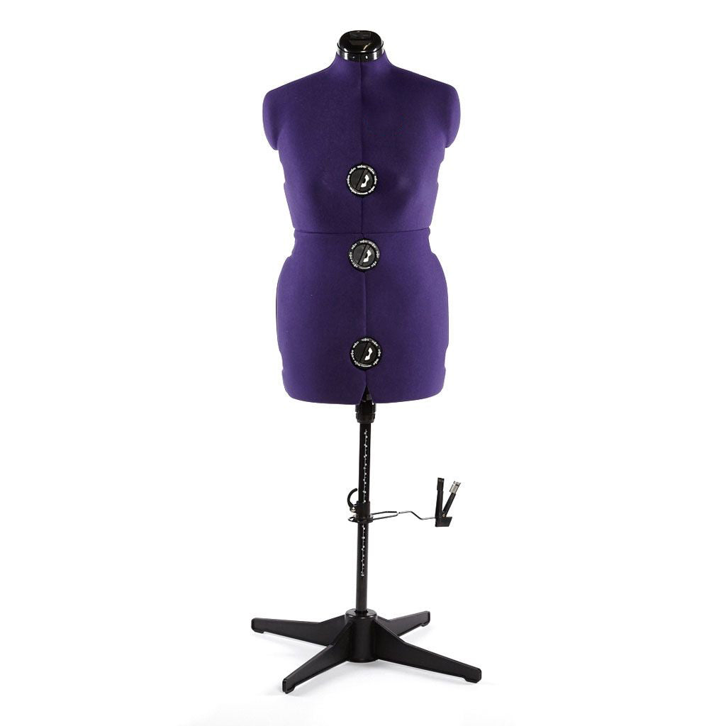 Mannequin de couture réglable Signature Violet – 32 à 54 (Tailles XS à L)