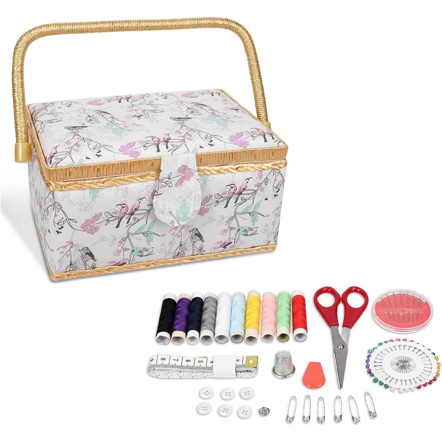 Boîte à Couture Complète – 76 Accessoires & Rangement Pratique