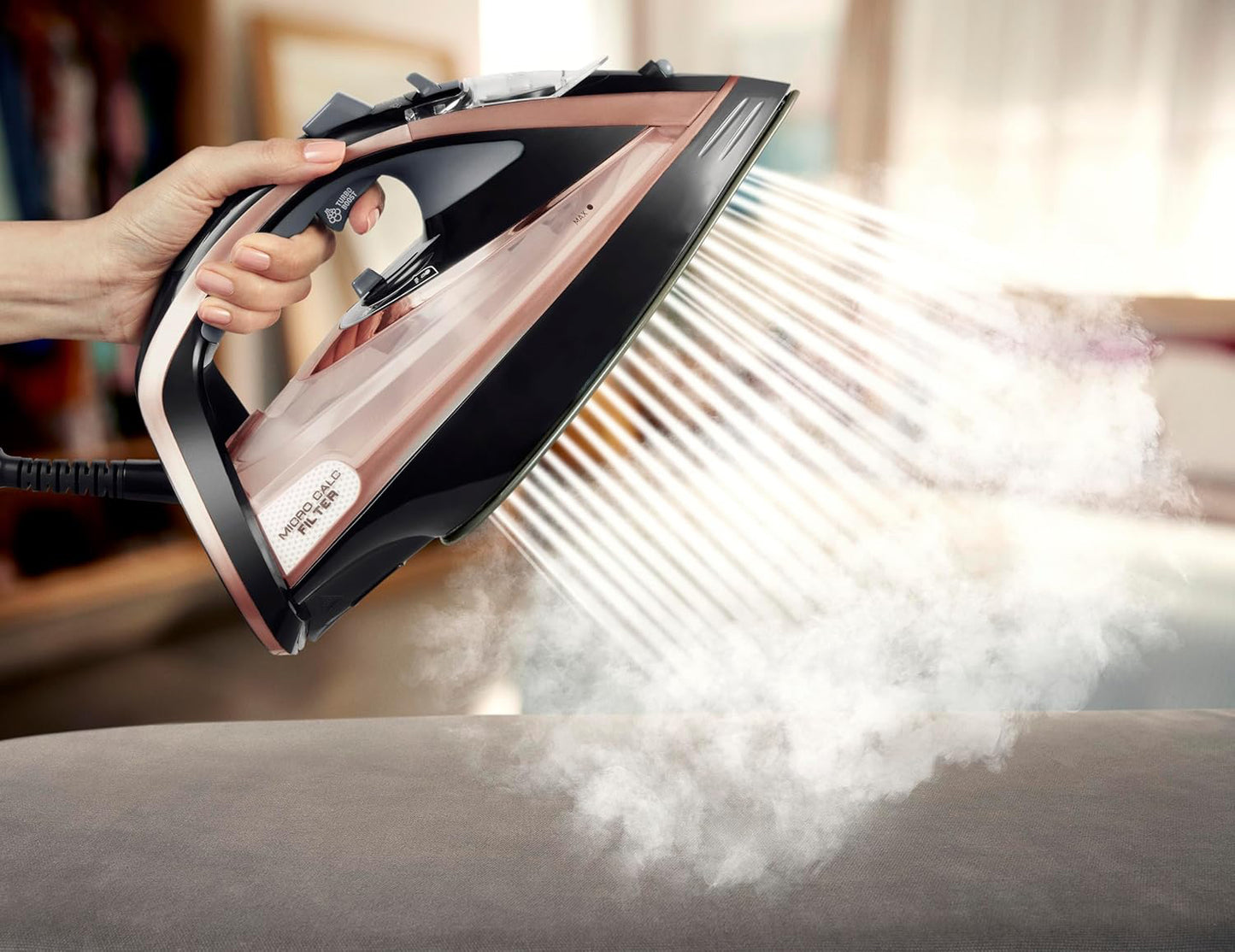 Fer à Repasser Vapeur 3000W - Pressing 260g/min & Filtre Anti-Calcaire