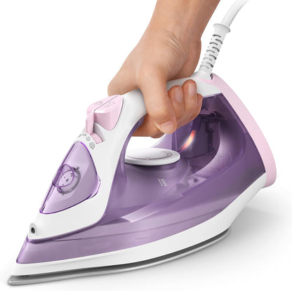 Fer à Repasser Vapeur 2000W - Effet Pressing 140g & Semelle Céramique