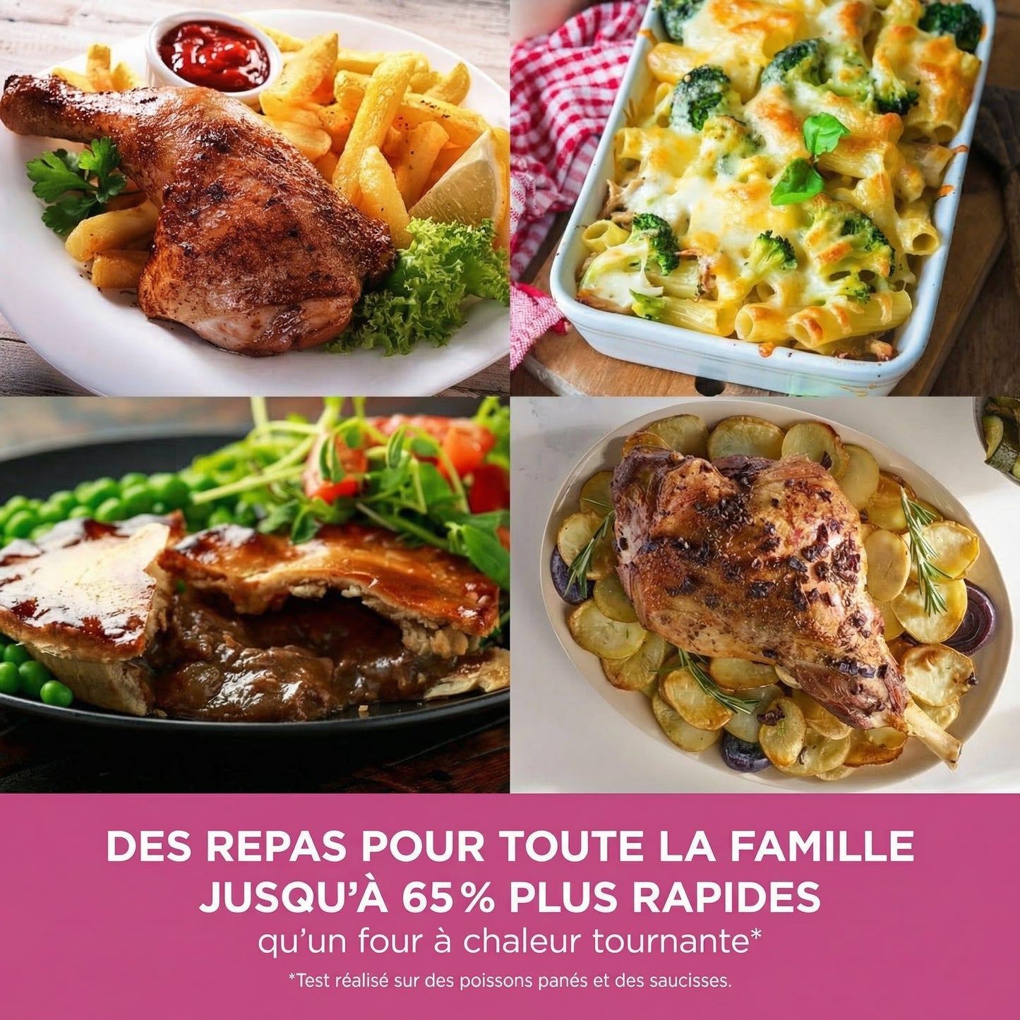 Friteuse Sans Huile Double Zone 10,4L – Air Fryer avec Séparateur Amovible