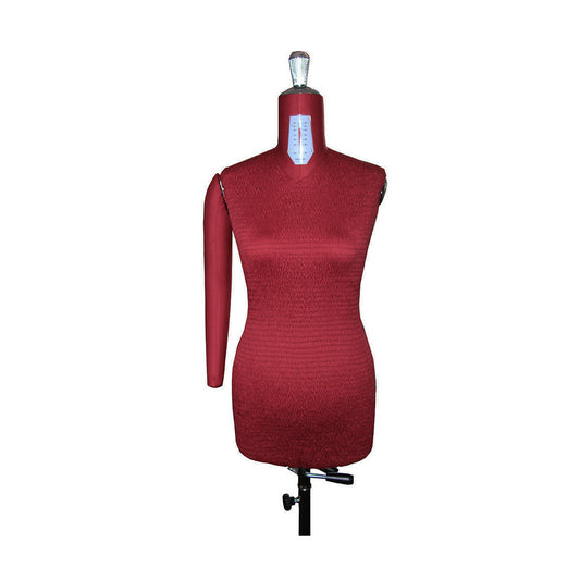 Mannequin de couture réglable haut de gamme 38 / 50 avec bras + ventre
