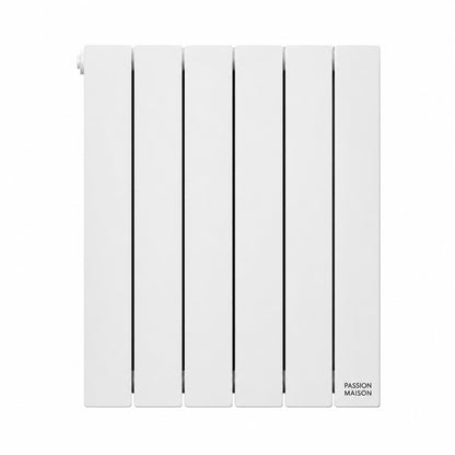 Radiateur Électrique Passion Maison Flow 1000 W – Inertie Fluide – Horizontal Blanc