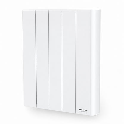 Radiateur Électrique Connecté Passion Maison Origin 1000 W – Inertie Céramique – Horizontal Blanc