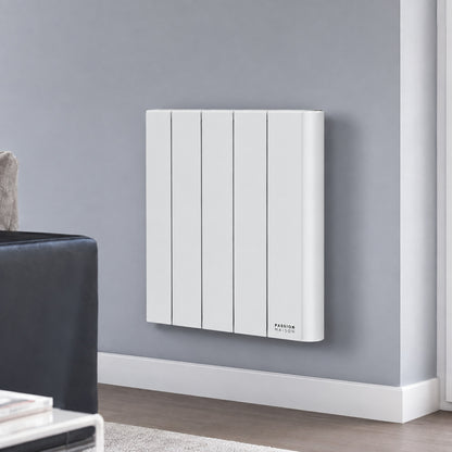 Radiateur Électrique Connecté Passion Maison Origin 1000 W – Inertie Céramique – Horizontal Blanc
